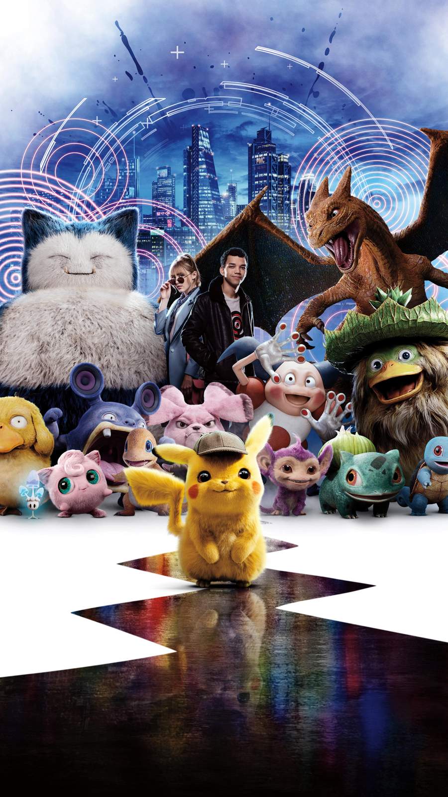 Detective Pikachu & Friends Wall Art