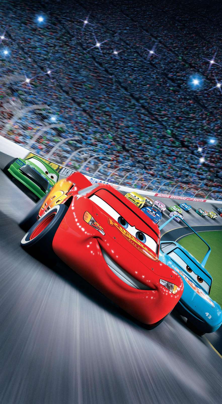 Lightning McQueen Racing Wall Art