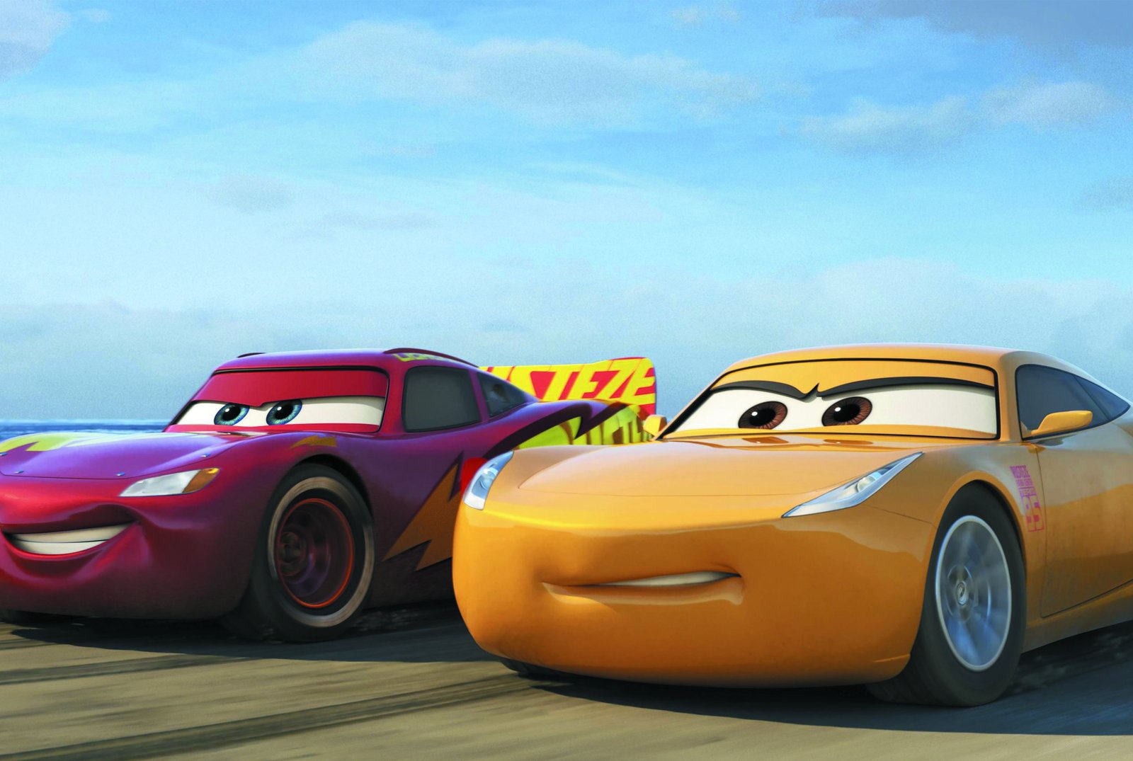 Lightning McQueen & Cruz Ramirez Race Wall Art