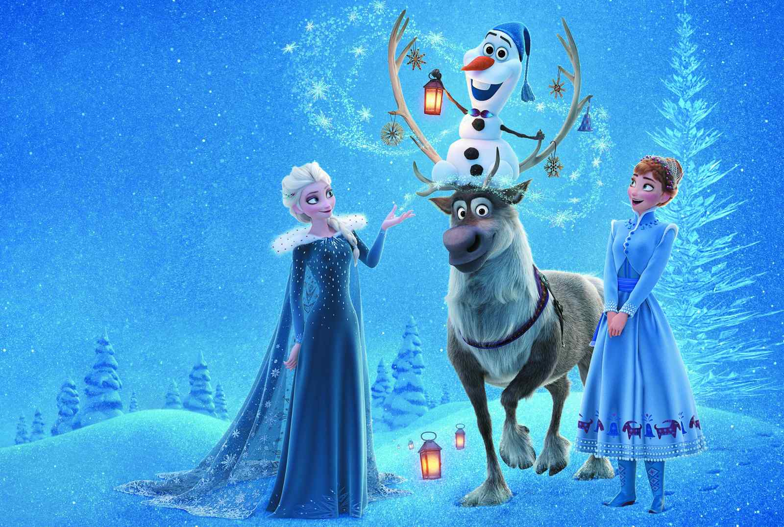 Enchanting Frozen Scene Wall Art