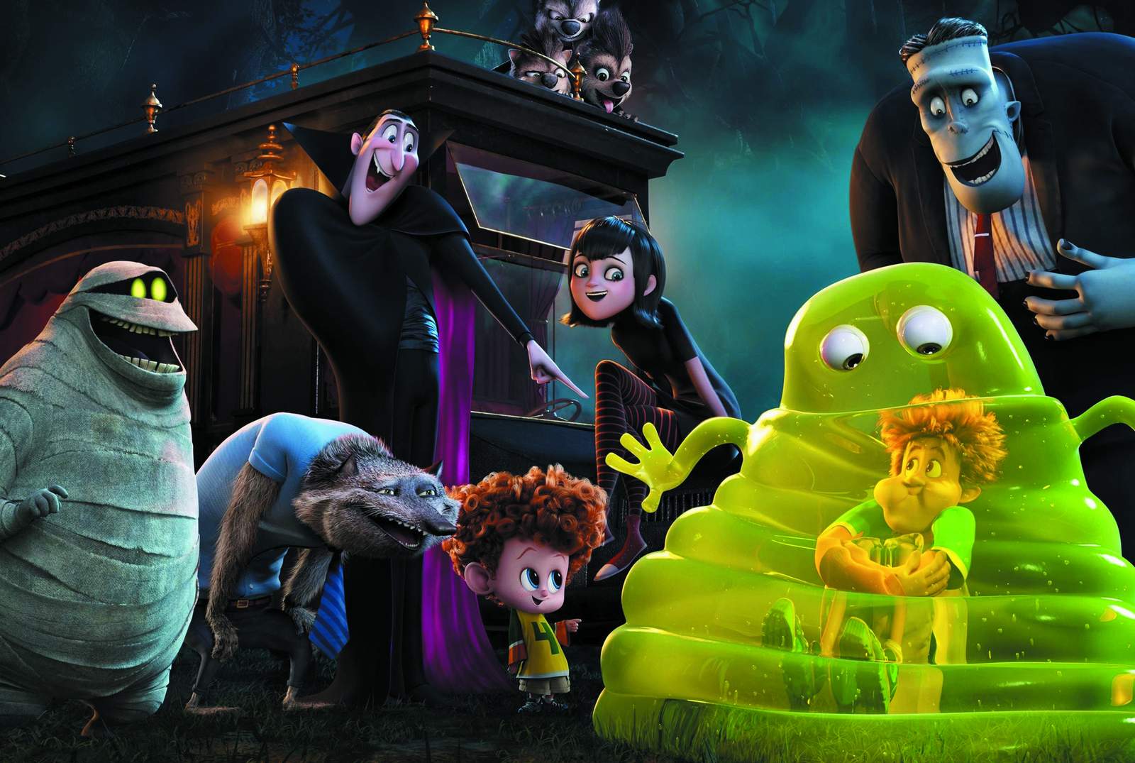 Hotel Transylvania Characters Wall Art