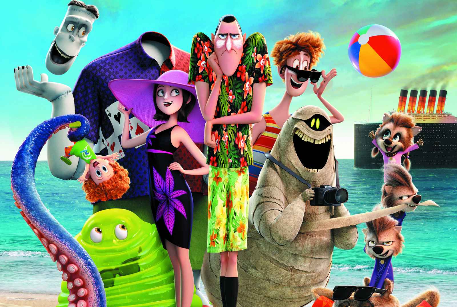 Hotel Transylvania Beach Party Wall Art