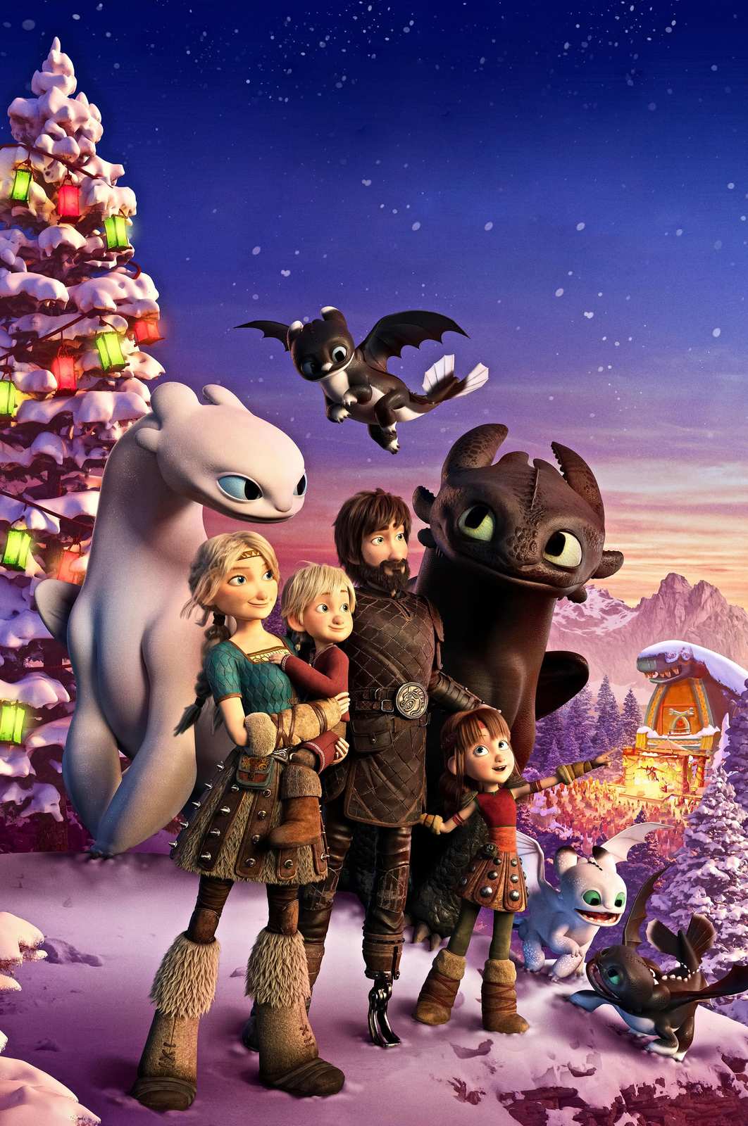 How to Train Your Dragon Holiday Adventure Wall Art