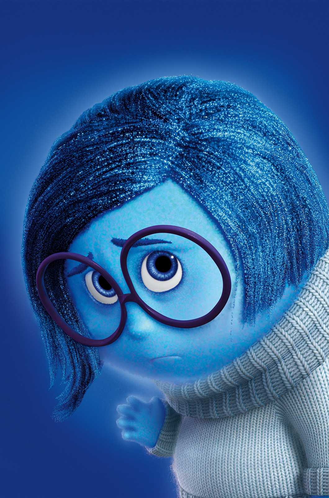 Melancholy Blue Character Wall Art