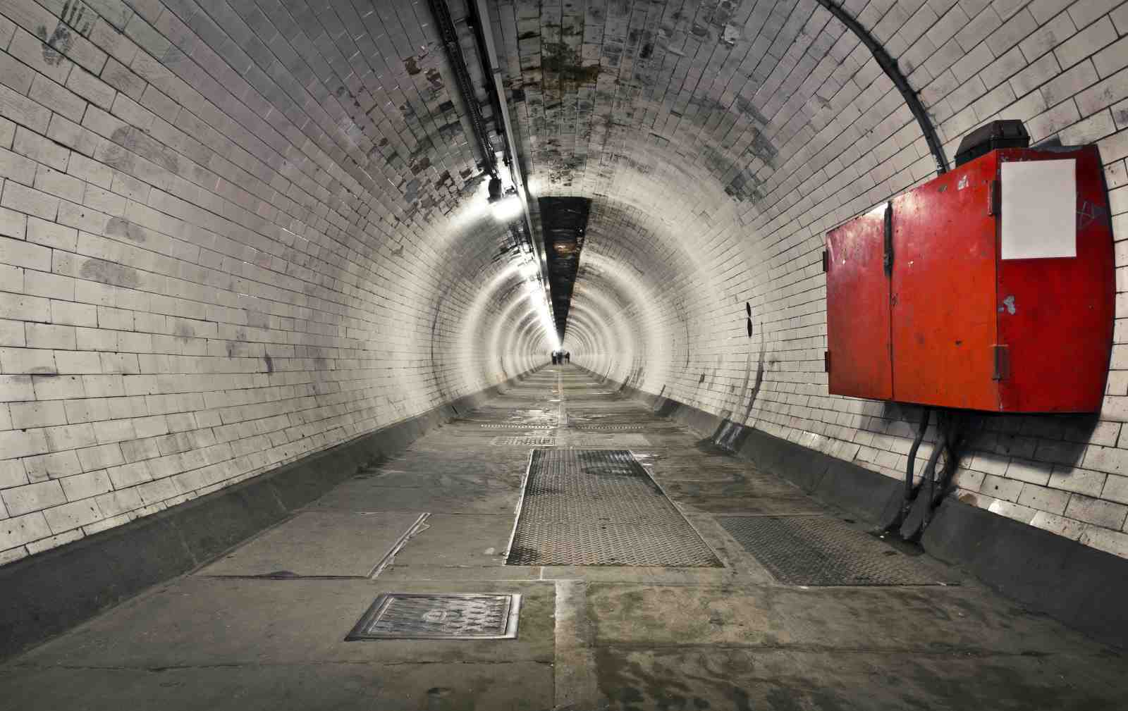 Urban Tunnel Perspective Wall Art