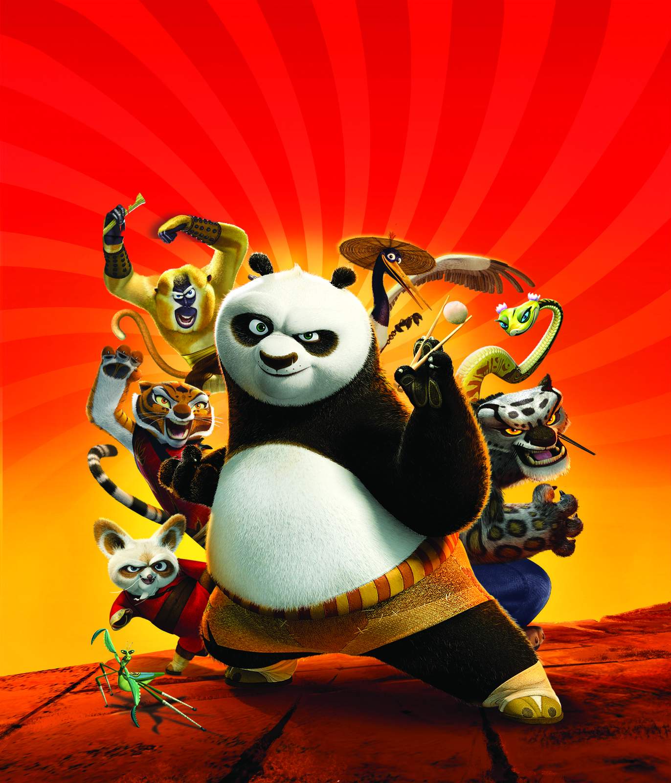 Kung Fu Panda Movie Poster Wall Art