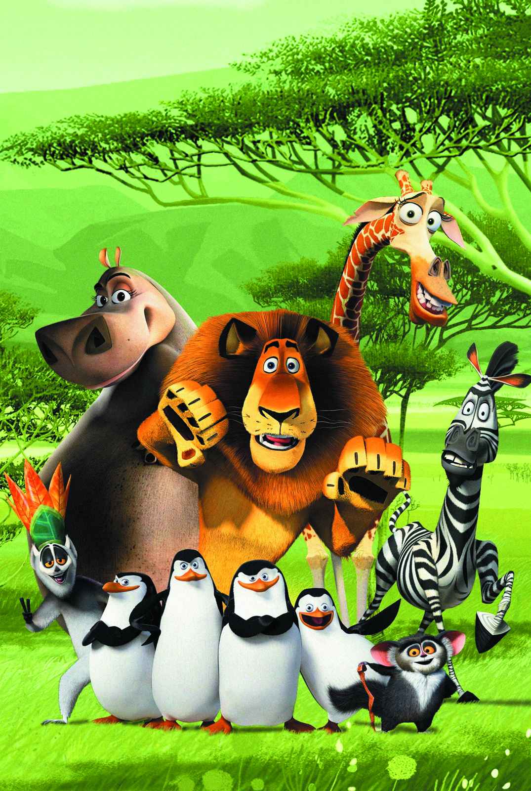 Madagascar Animals Fun Safari Wall Art