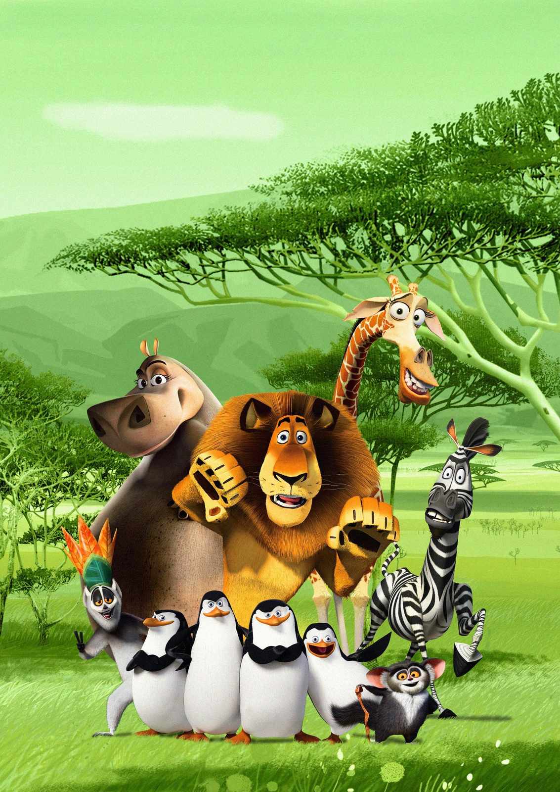 Madagascar Fun Friends Safari Wall Art