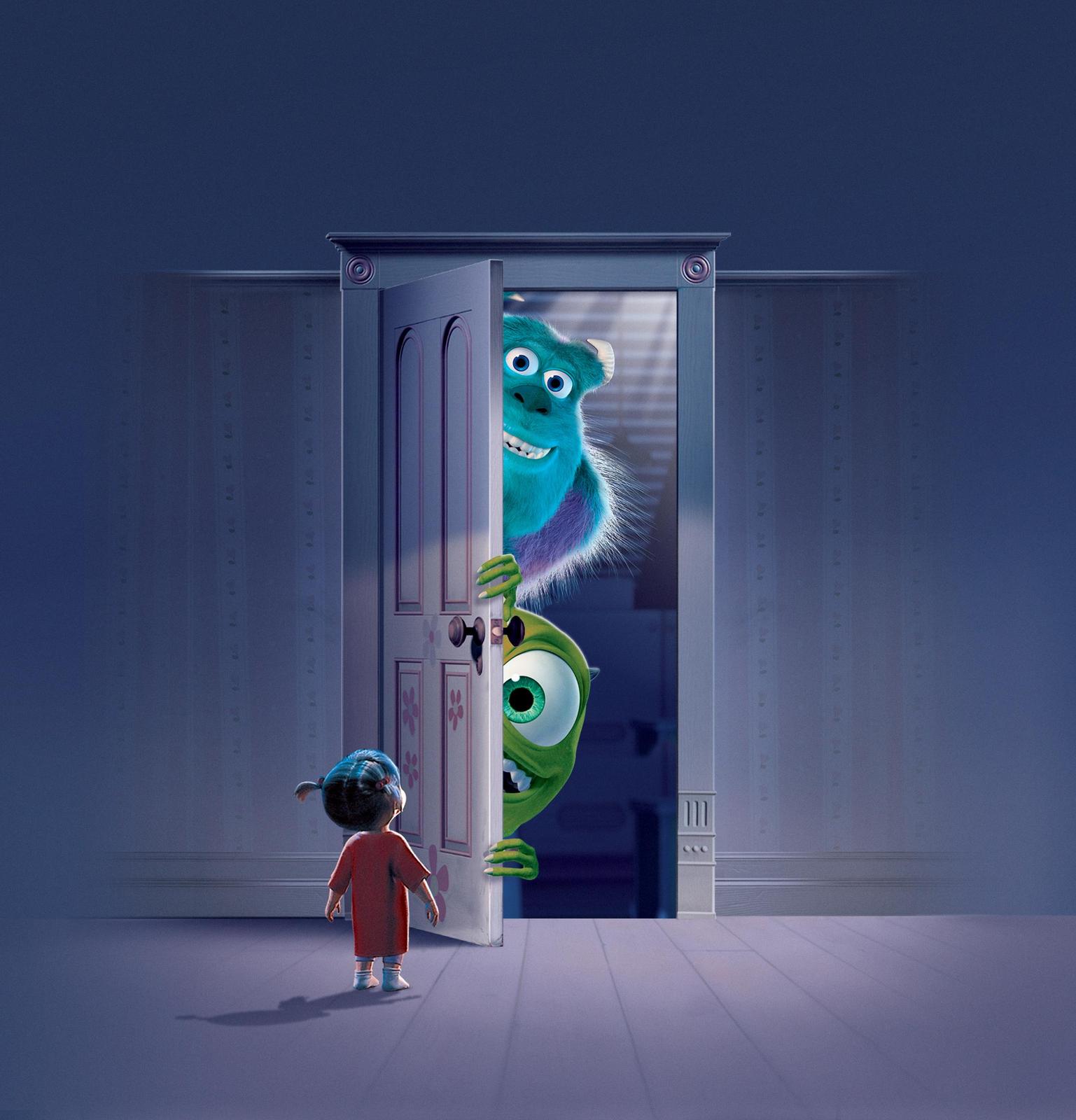 Monsters Inc Doorway Friends Wall Art