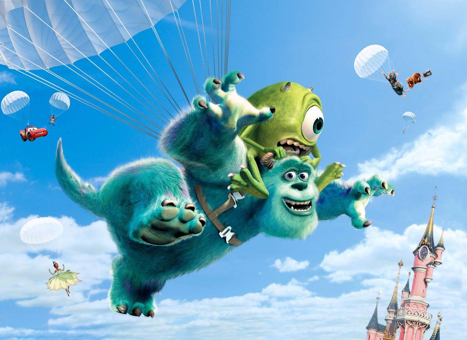 Monsters Inc. Sky Adventure Wall Art
