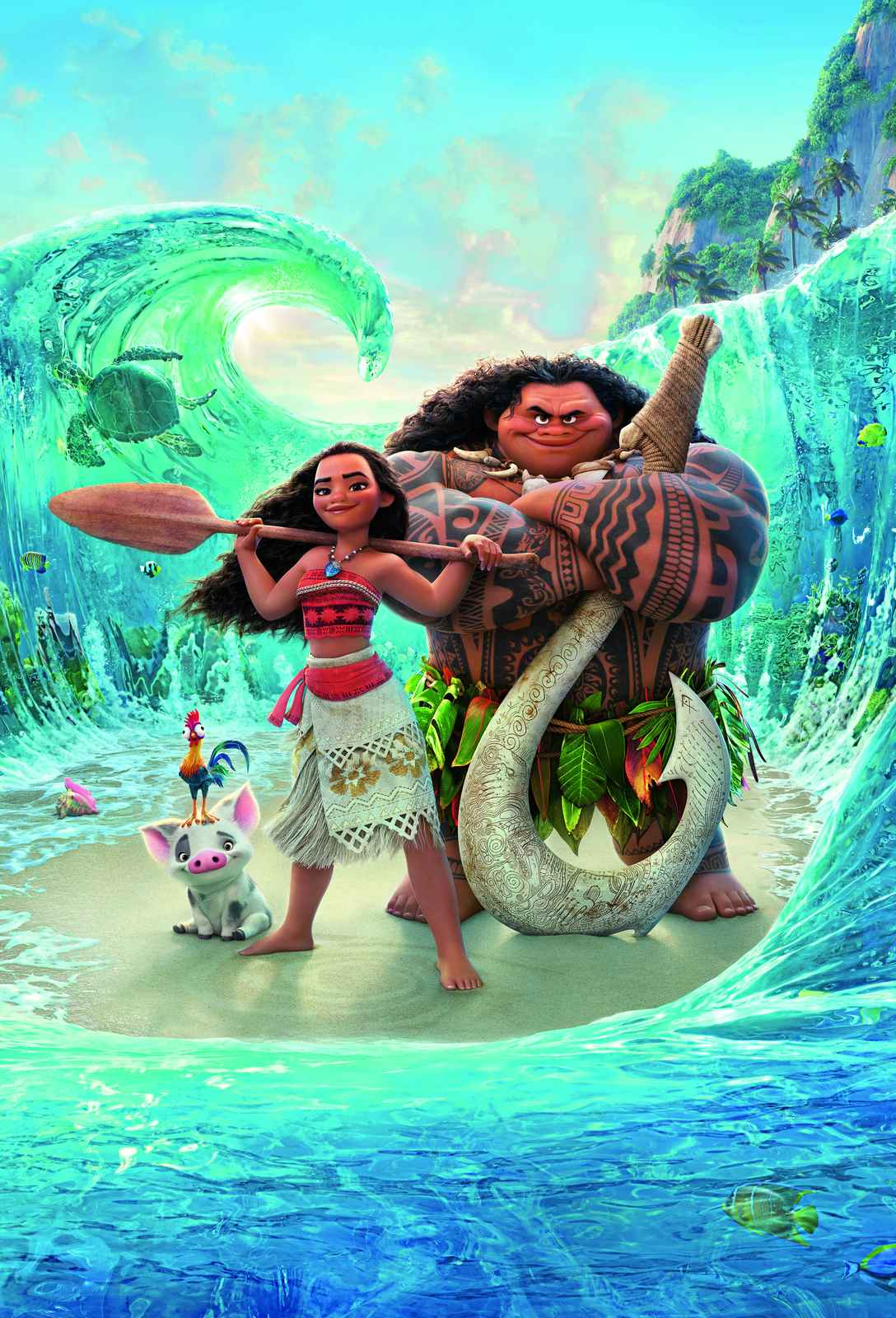 Moana & Maui Ocean Adventure Wall Art