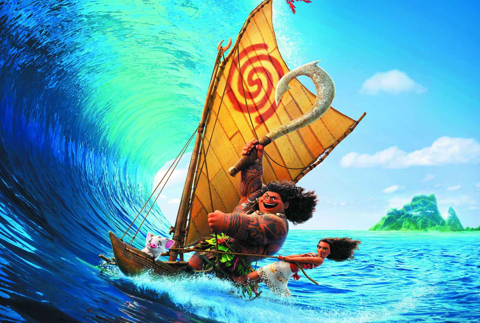 Moana Maui Adventure Wall Art