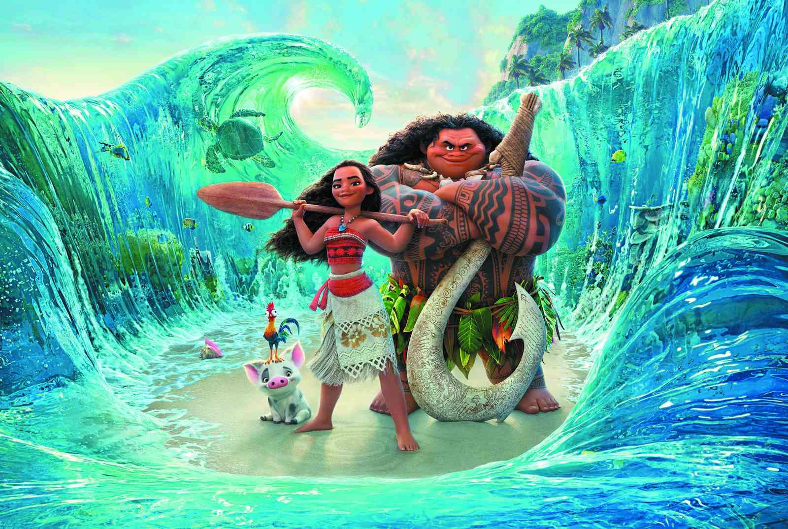 Moana & Maui Ocean Adventure Wall Art