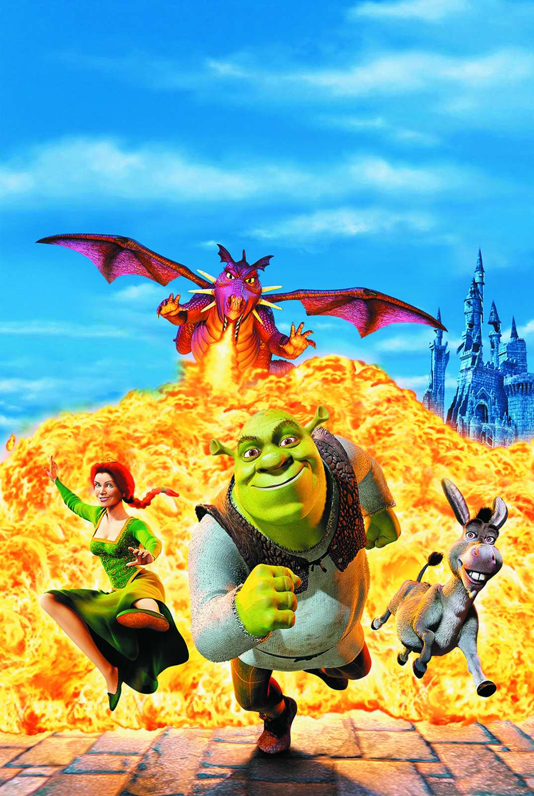 Shrek, Fiona & Donkey Adventure Wall Art