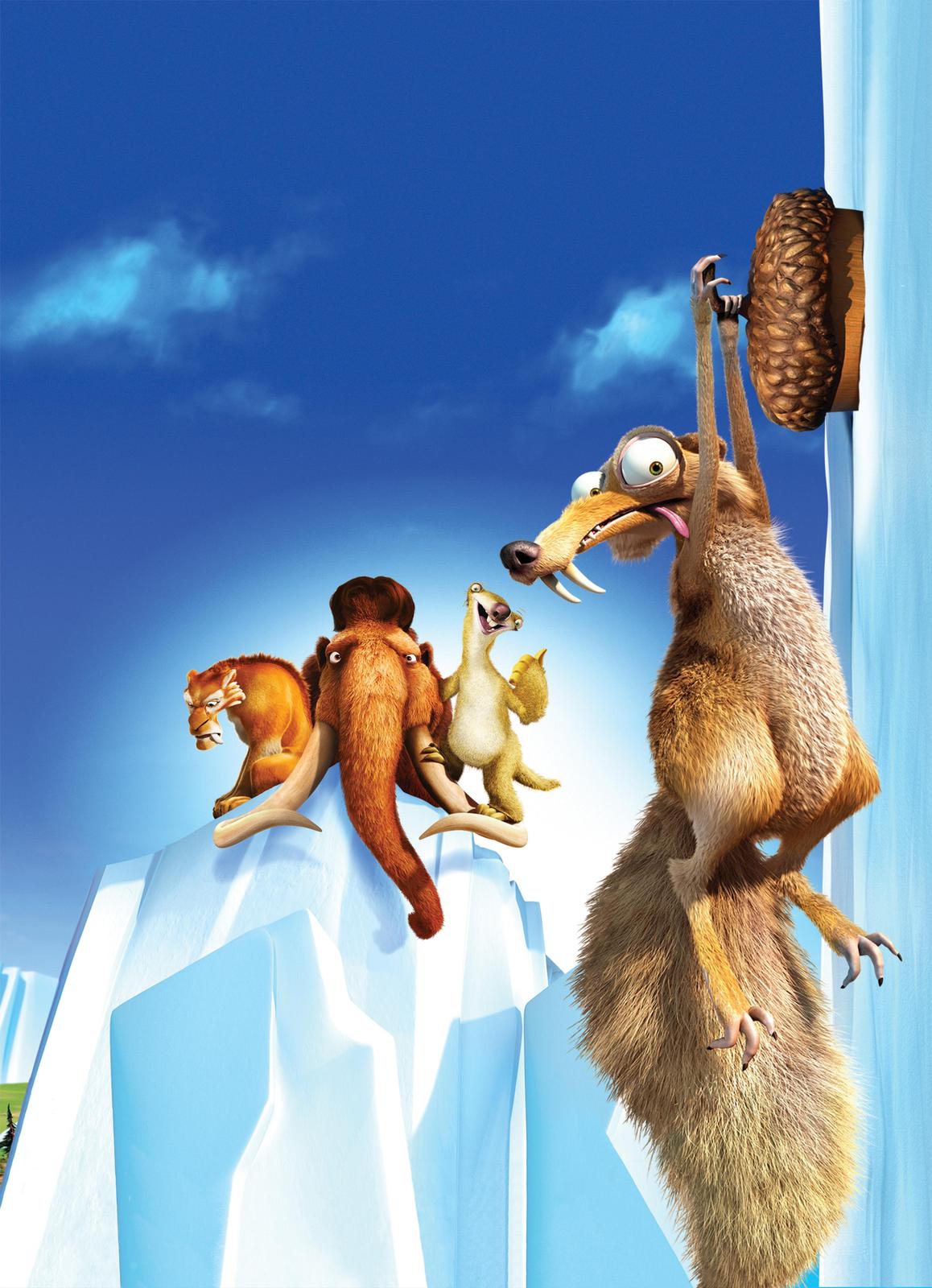Ice Age Characters Acorn Chase Wall Art