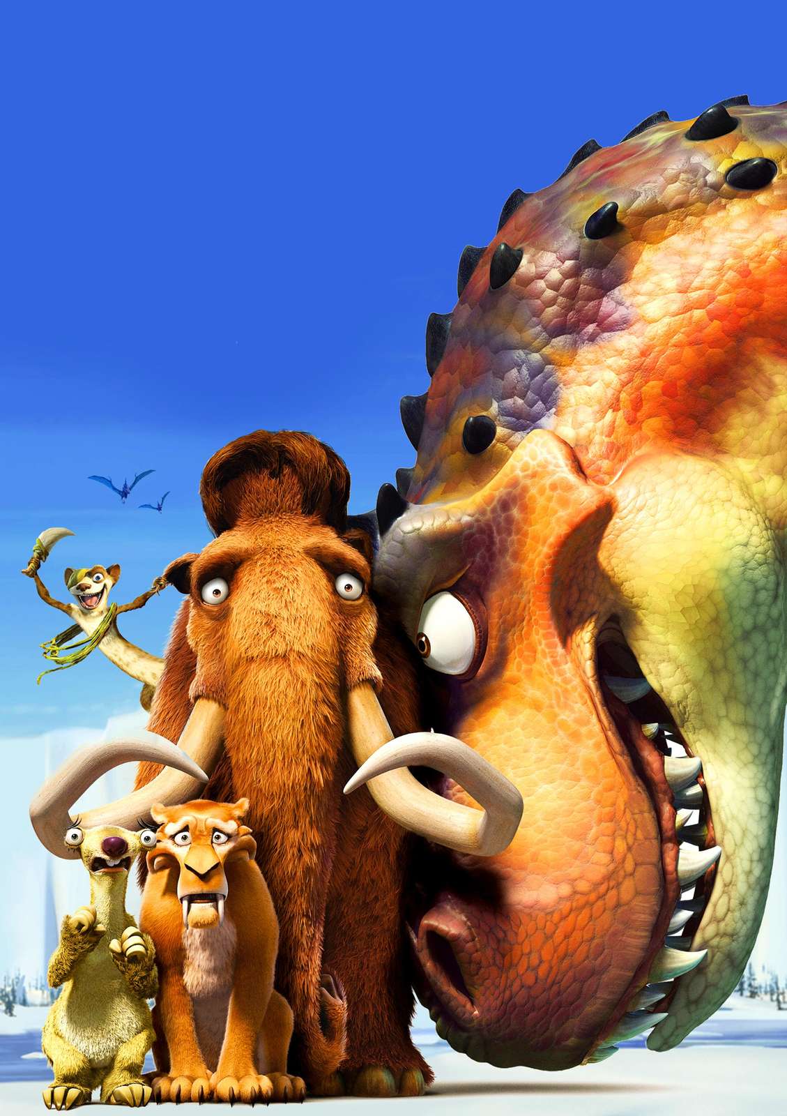Ice Age Friends & Dinosaur Wall Art