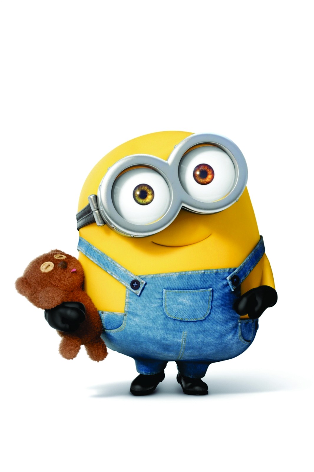 Adorable Minion with Teddy Bear Wall Art