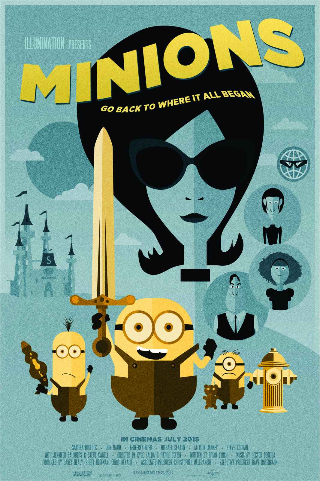 Minions Movie Art "Go Back" Wall Art