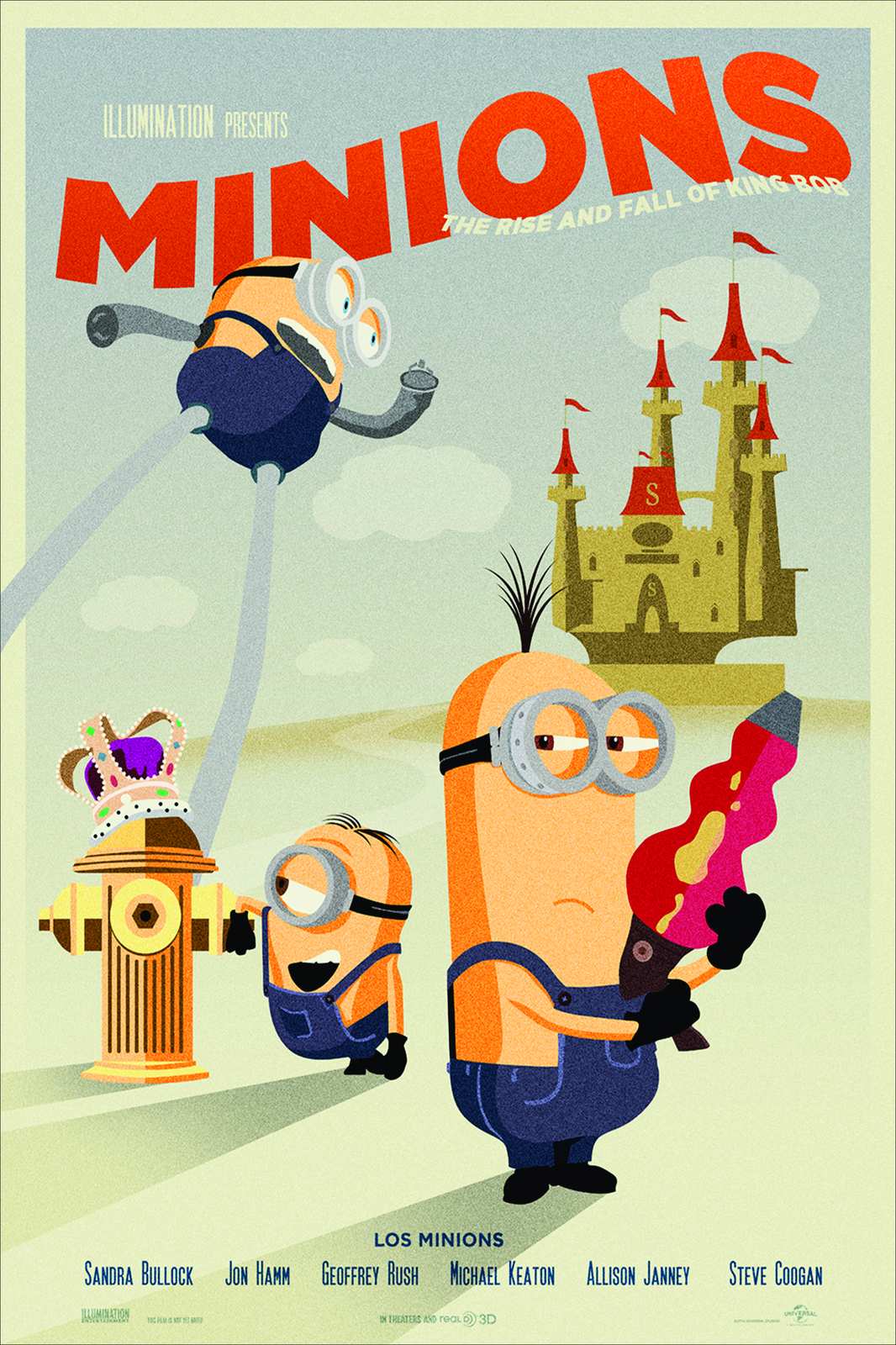 Fun Minions Movie Poster Wall Art - Kids Room Decor