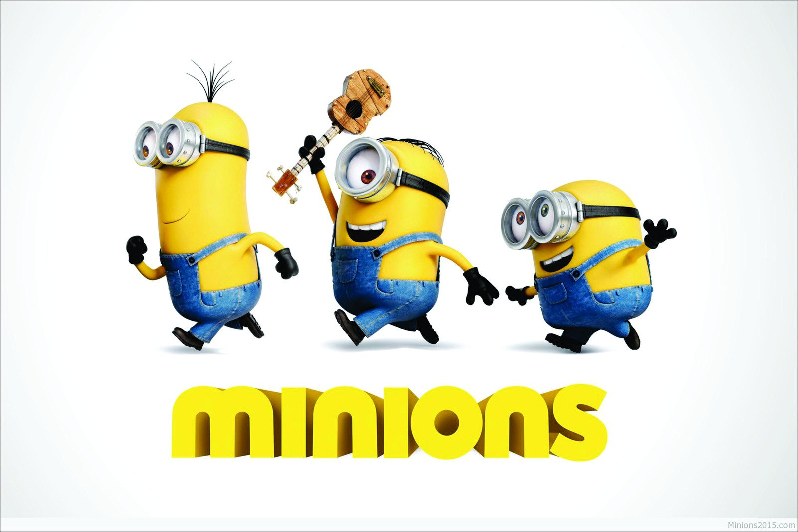 Happy Minions & Ukulele Wall Art