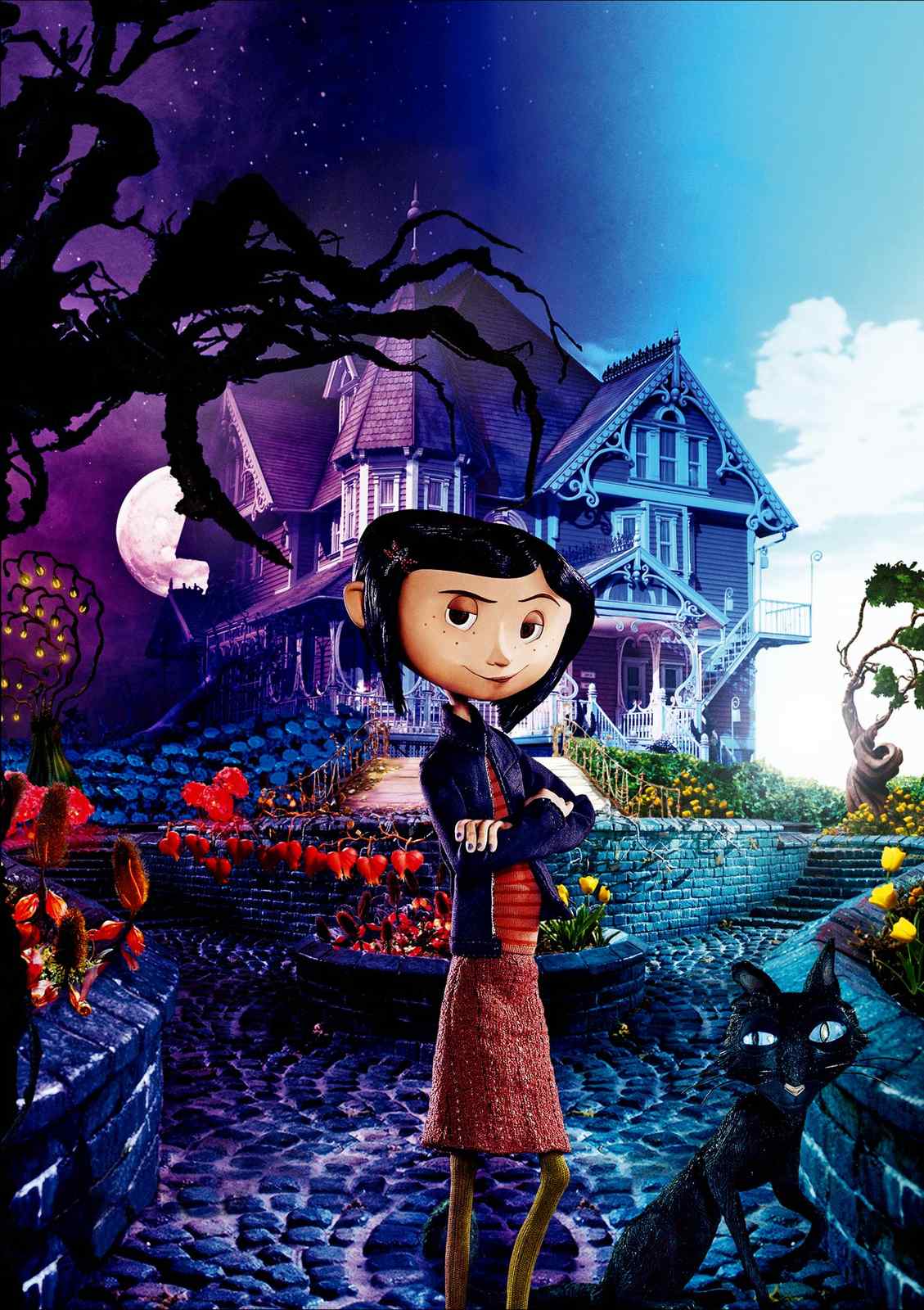 Enchanting Coraline & Spooky House Wall Art