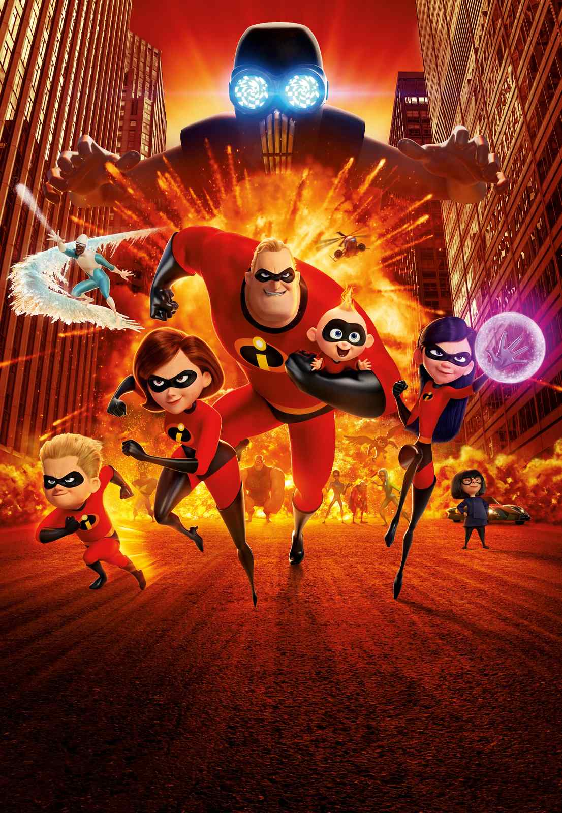 Incredibles 2 Action Scene Wall Art