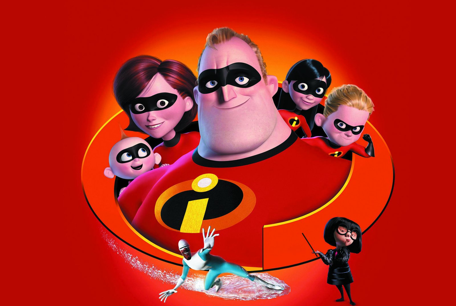 The Incredibles Family Action Wall Art