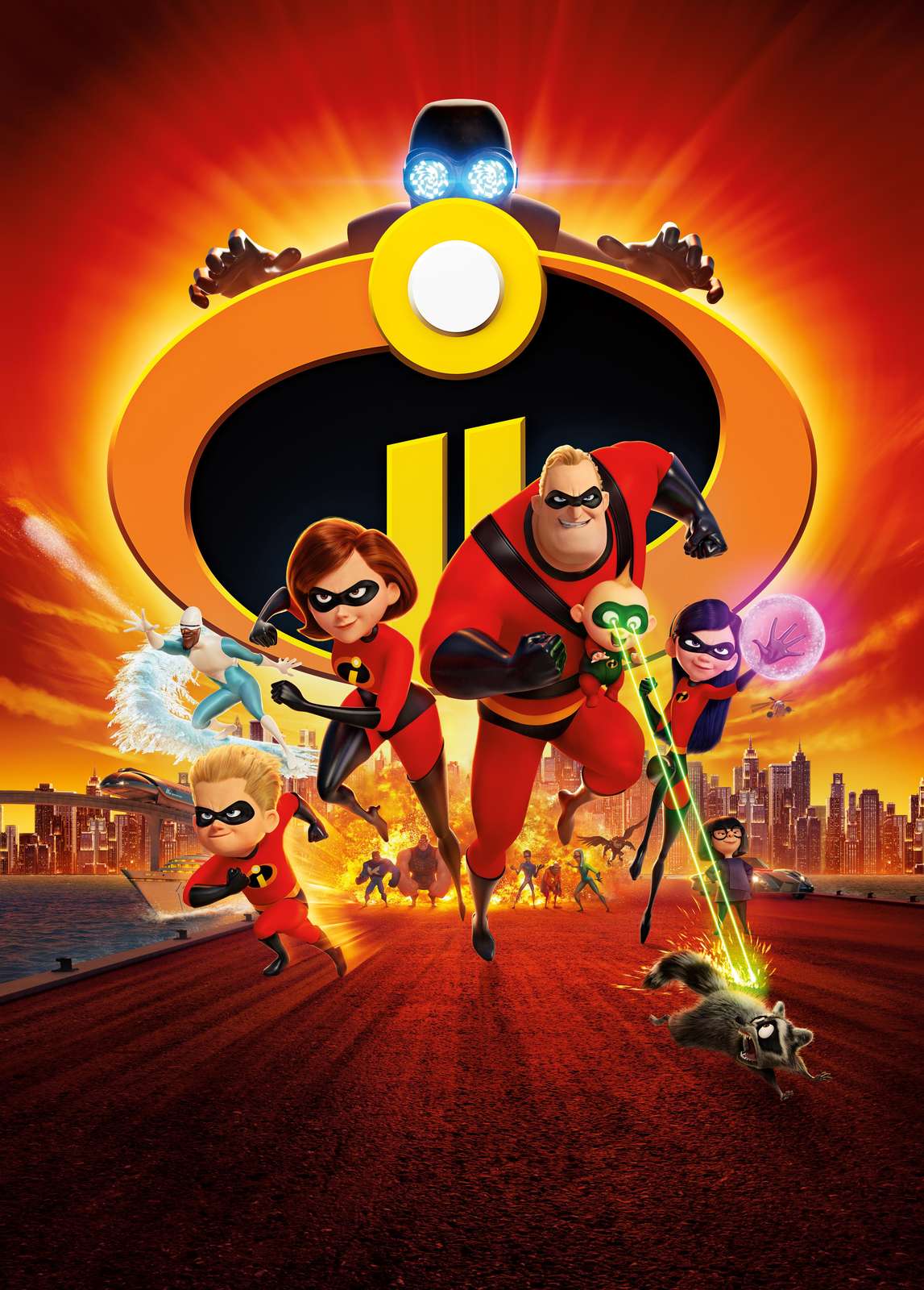 Incredibles 2 Family Action Wall Art
