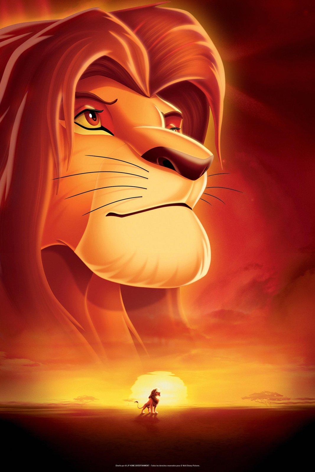 Majestic Simba Sunset Wall Art