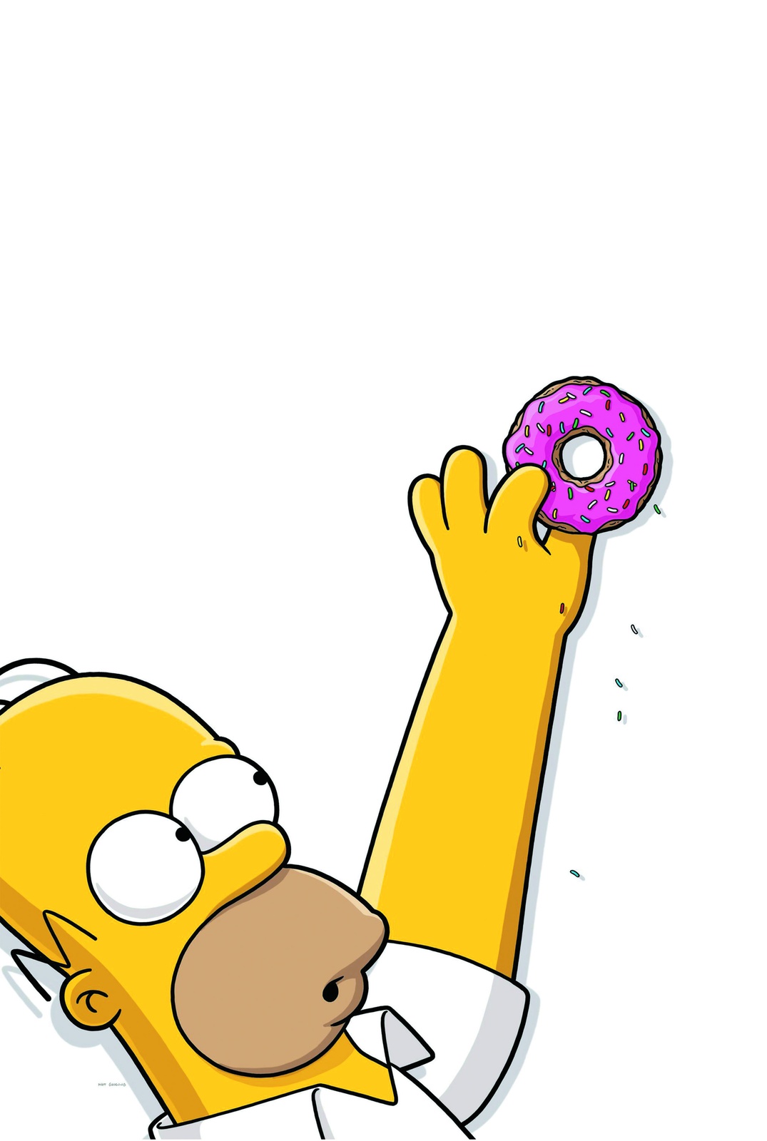 Homer Simpson Donut Love Wall Art