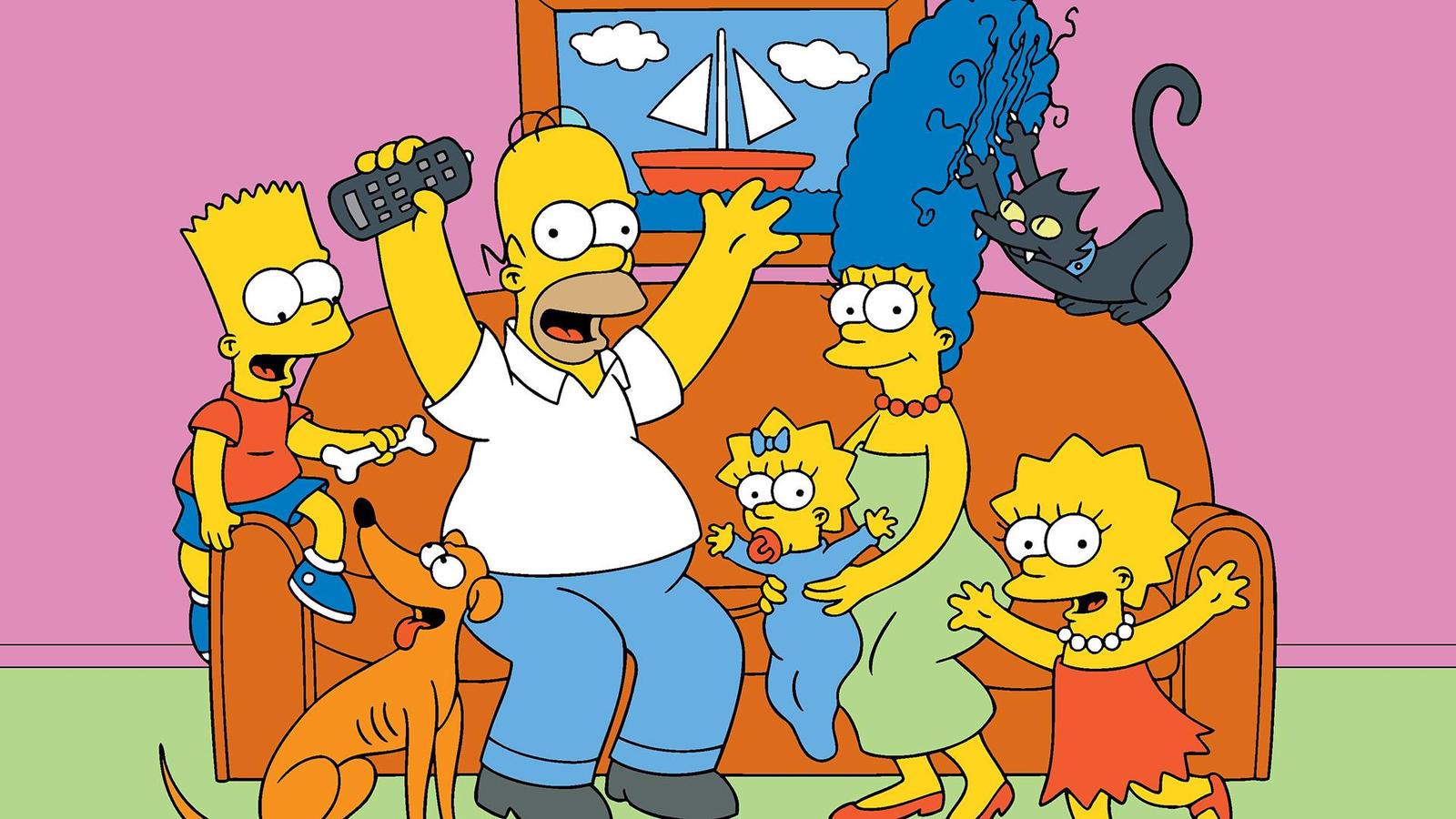 The Simpsons Family Fun Wall Art