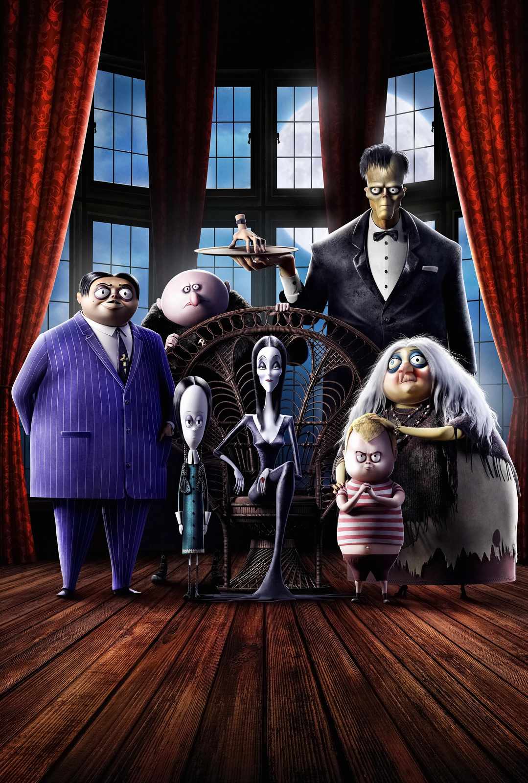 Addams Family Iconic Characters Wall Art