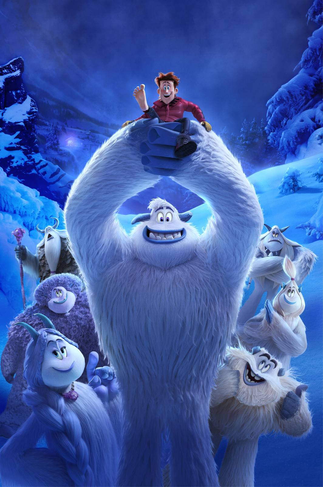 Yeti Friends Snow Adventure Wall Art