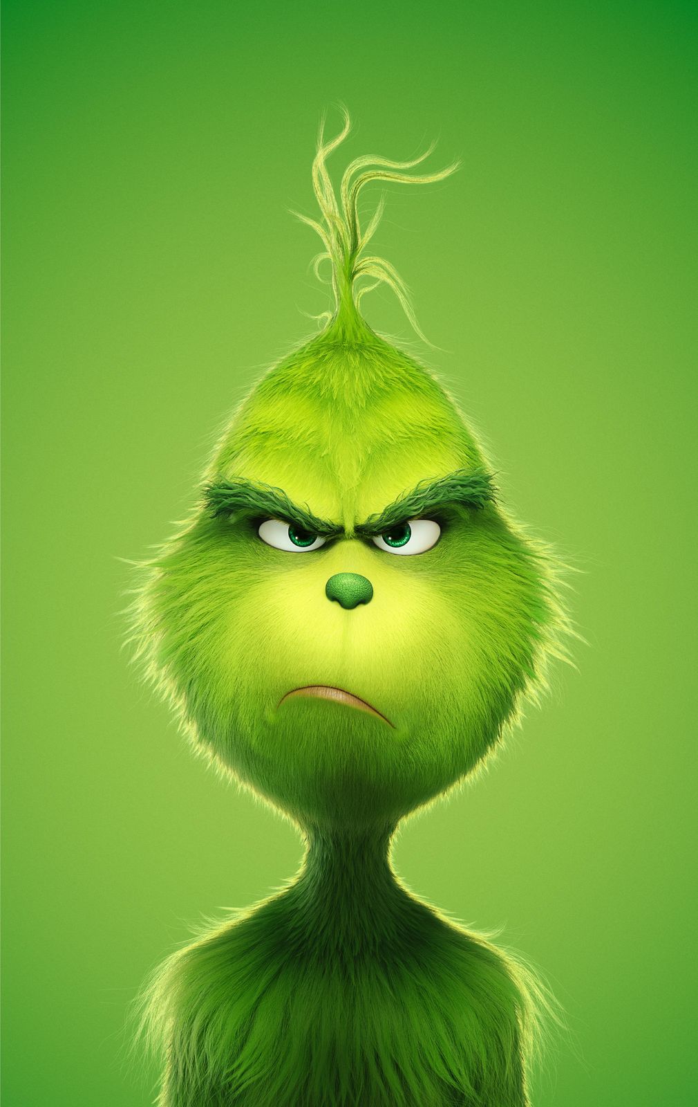 Grumpy Grinch Close-Up Wall Art