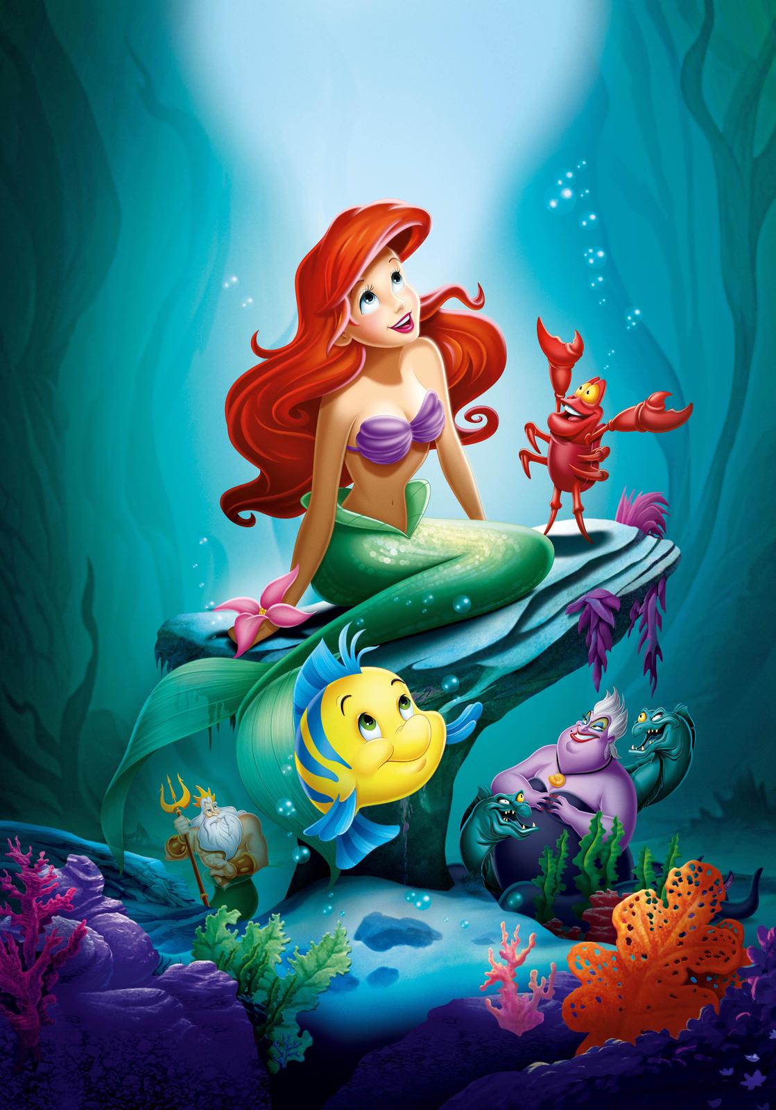 Ariel & Friends Enchanted Undersea Wall Art