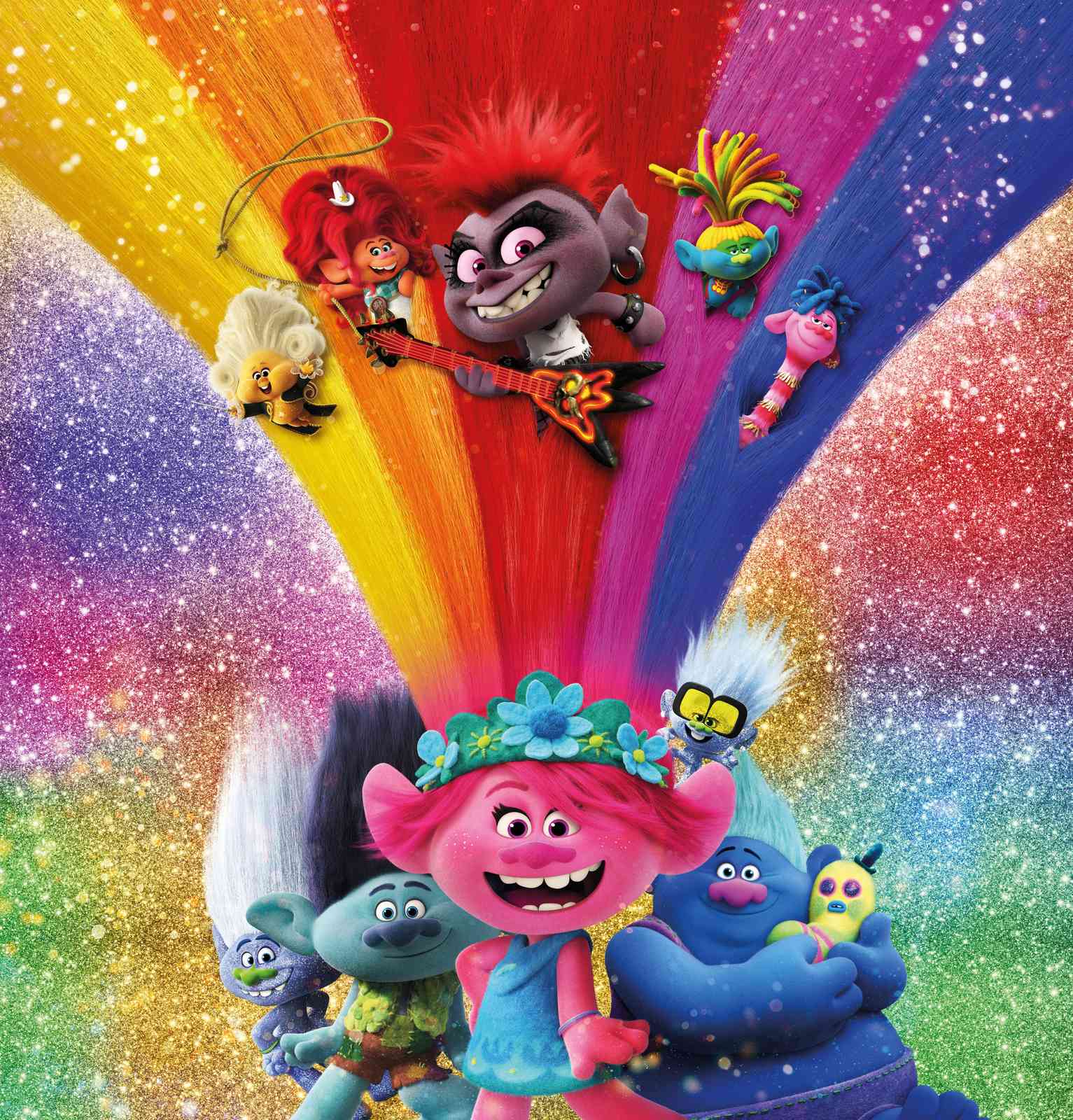 Joyful Trolls Rainbow Adventure Wall Art