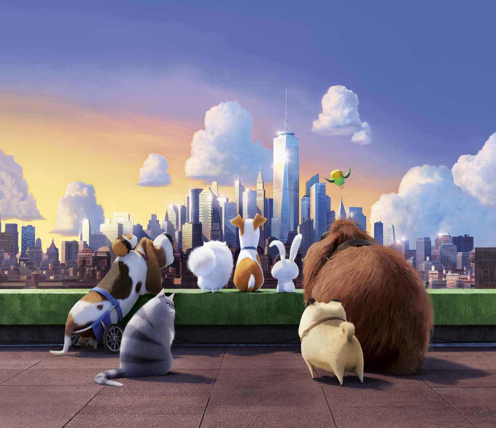 Secret Life of Pets Gang Skyline Wall Art