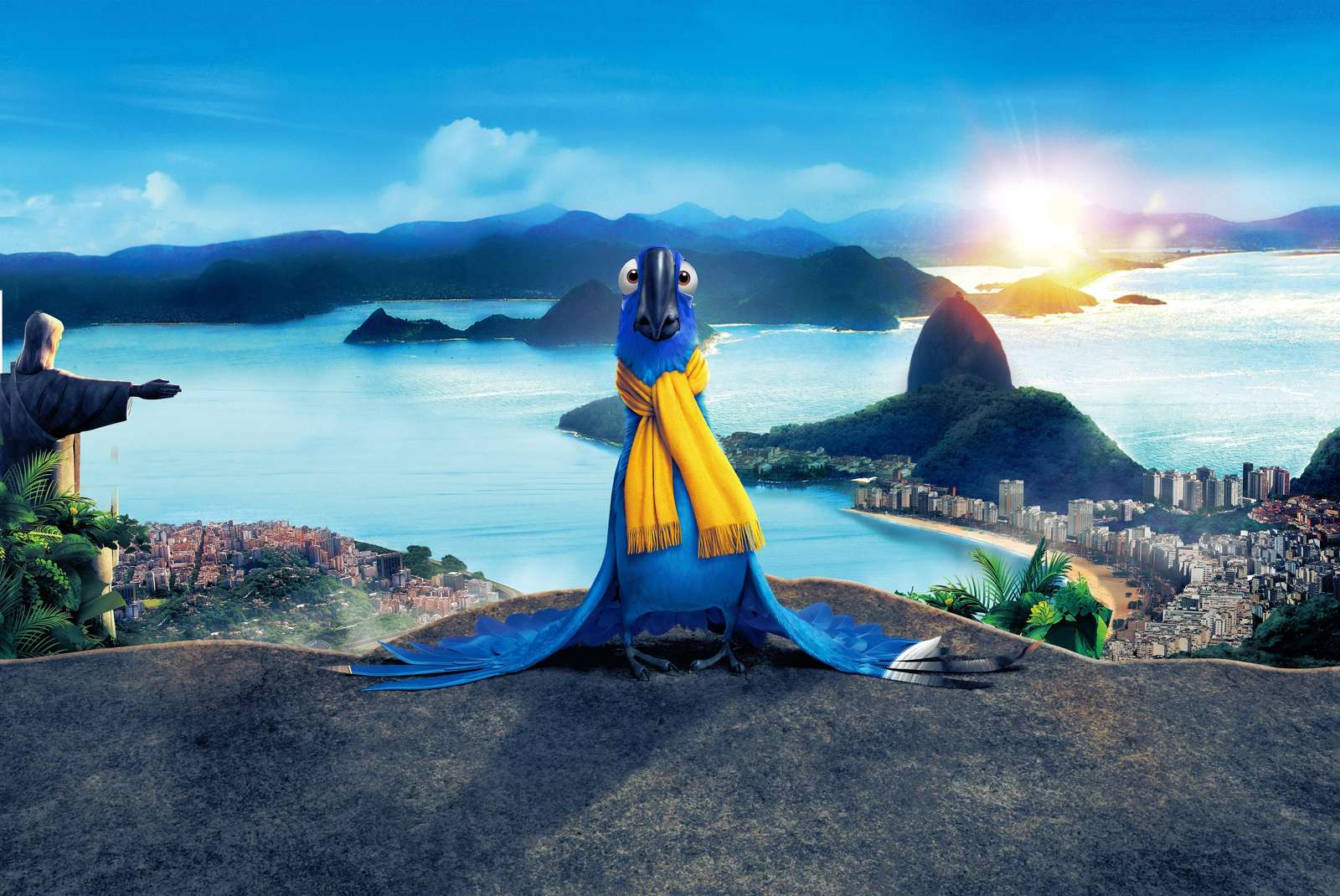 Blue Macaw Rio de Janeiro Wall Art