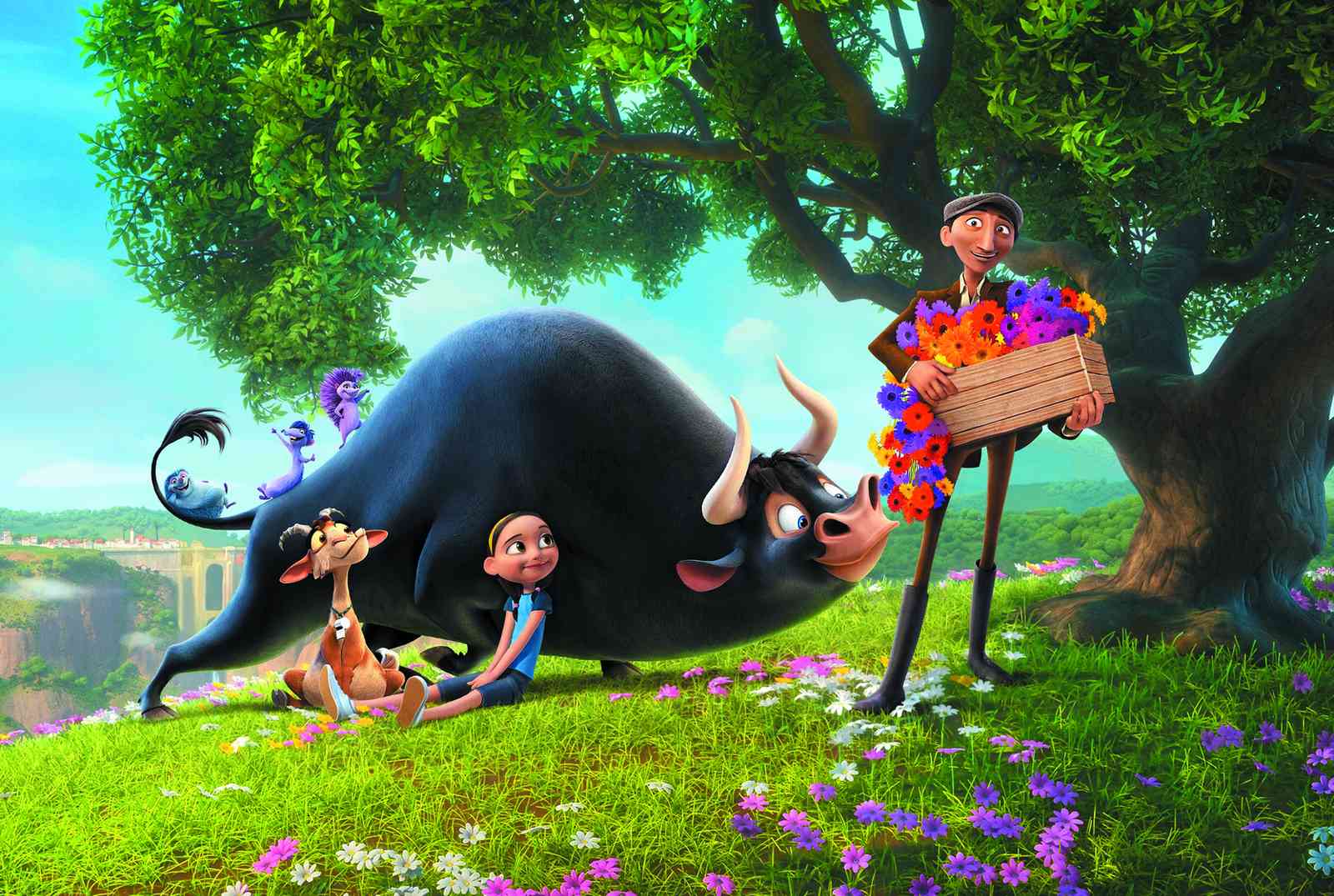 Ferdinand the Bull & Friends Whimsical Wall Art