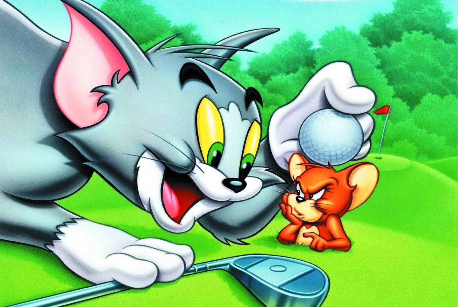 Tom & Jerry Golf Fun Wall Art
