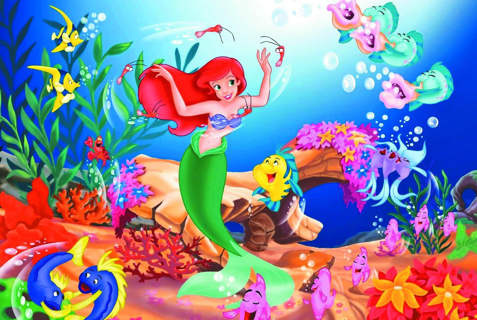 Whimsical Mermaid Underwater Adventure Wall Art