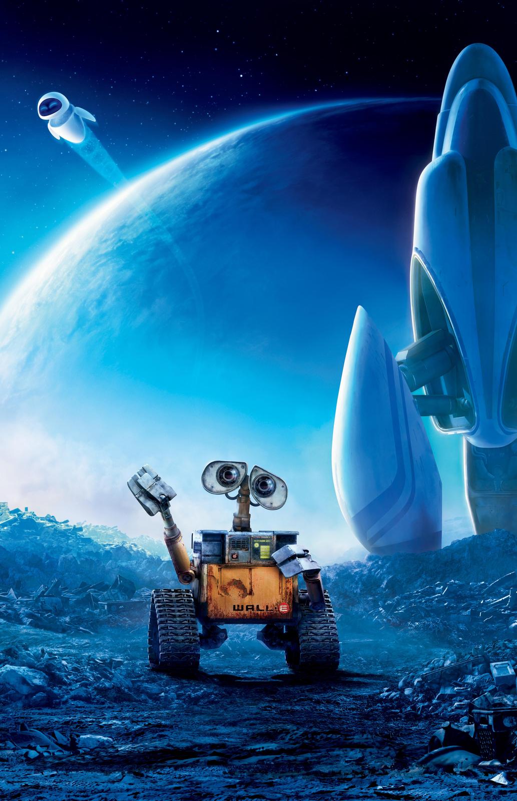 Cute Wall-E & EVE Space Adventure Wall Art
