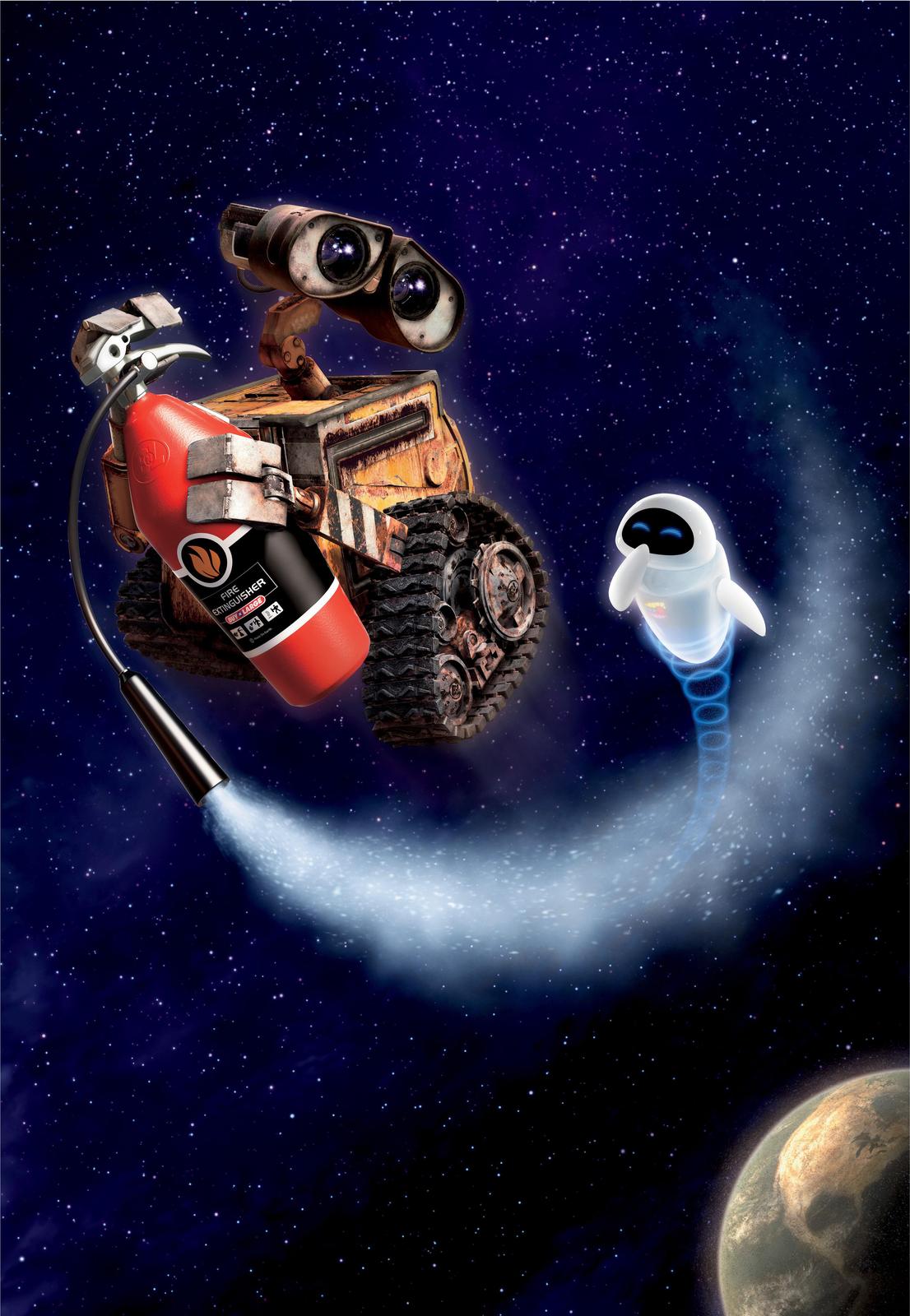 Wall-E & EVE Space Adventure Wall Art