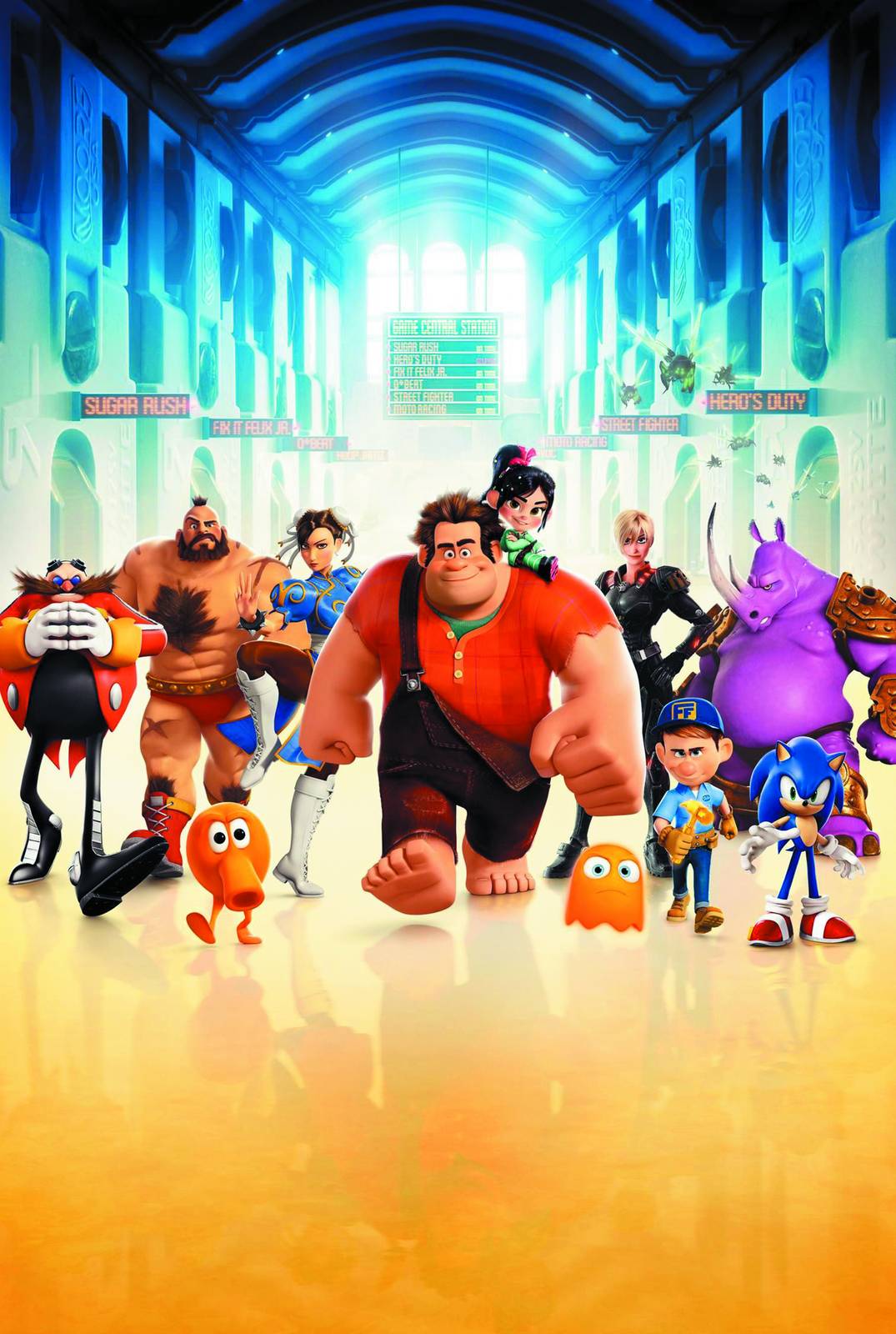 Wreck-It Ralph Characters Wall Art