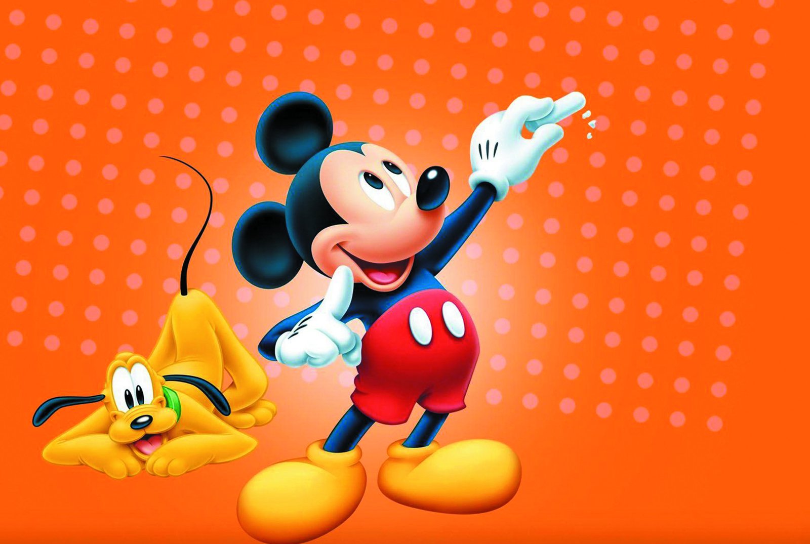 Mickey Mouse & Pluto Fun Wall Art