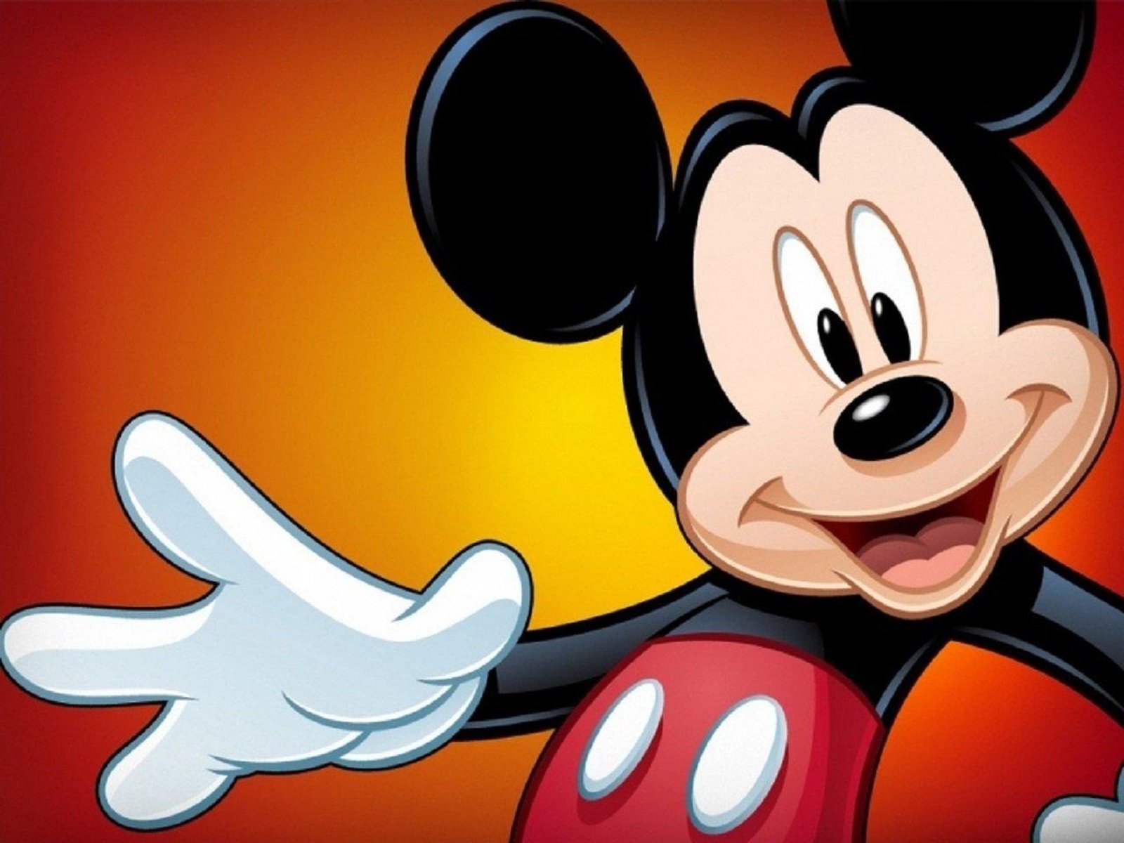 Classic Mickey Mouse Welcome Wall Art