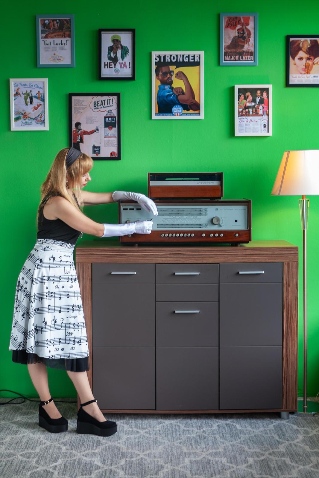 Retro Vibes Music Pop Art Wall Art