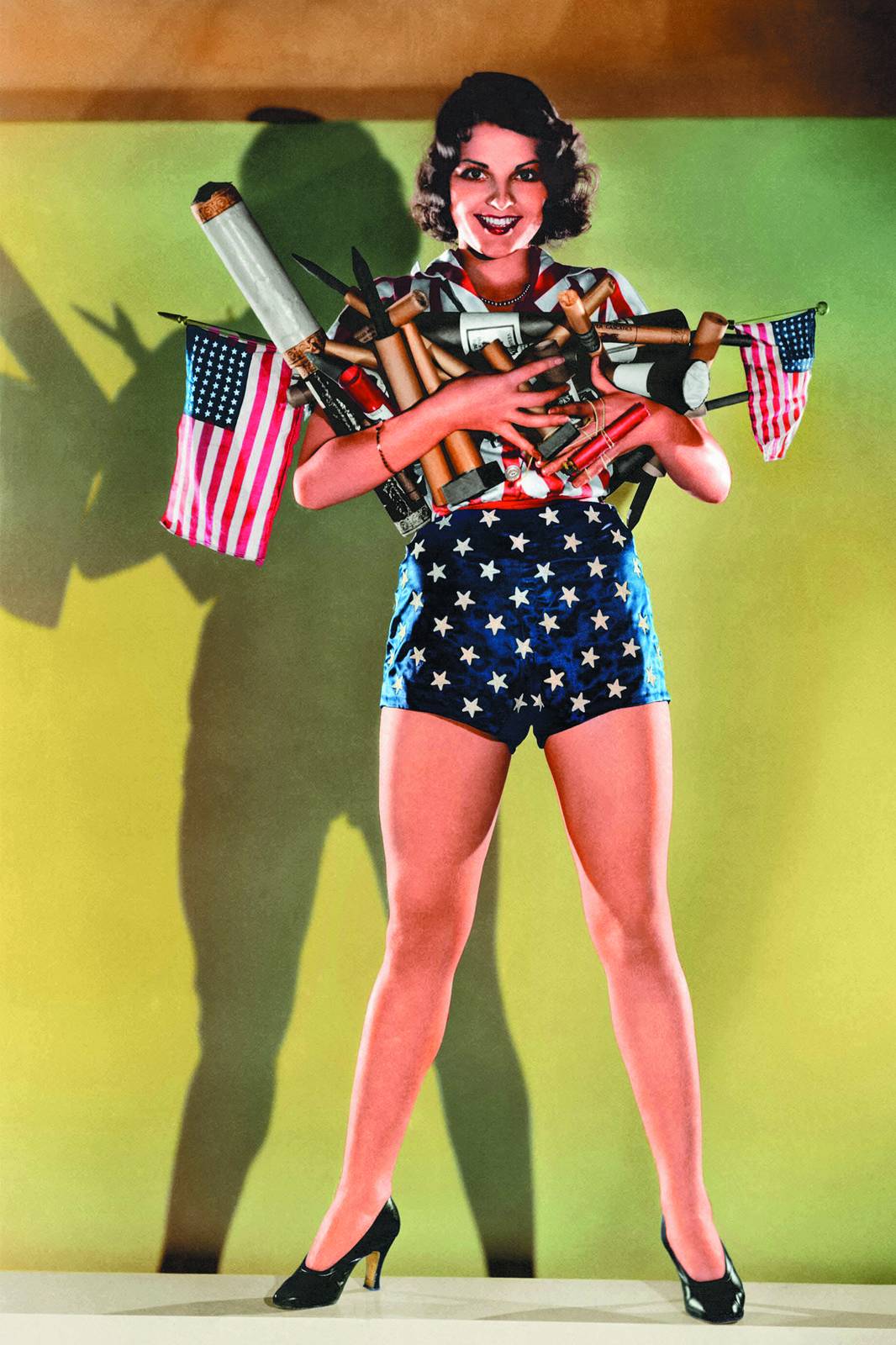 Patriotic Powerhouse Star-Spangled Dynamite Wall Art