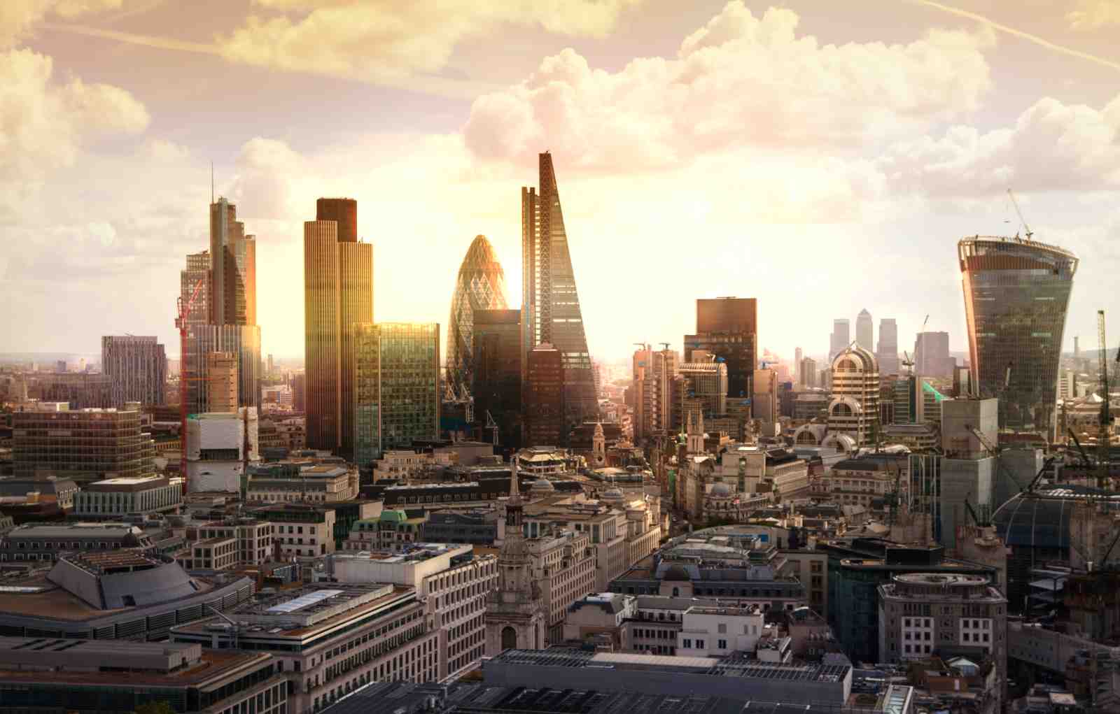 Modern Cityscape London Skyline Wall Art