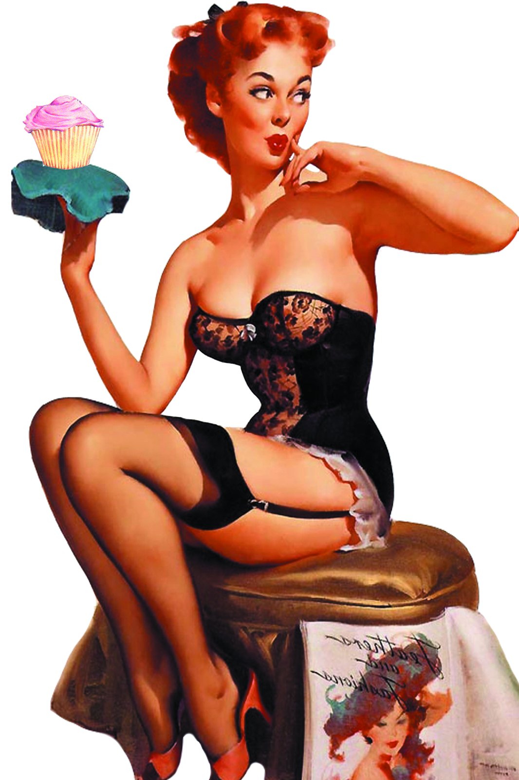 Vintage Pin-Up Sweet Treat Wall Art